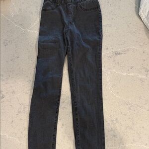 Girls Classic Black Stretchy Jeggings